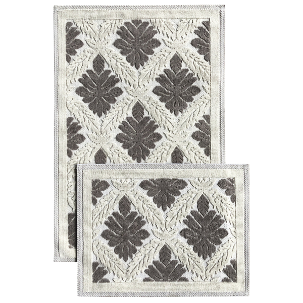 Комплект ковриков L'CADESI PAMUKLU из хлопка, 60x100см и 50×60см, 1242